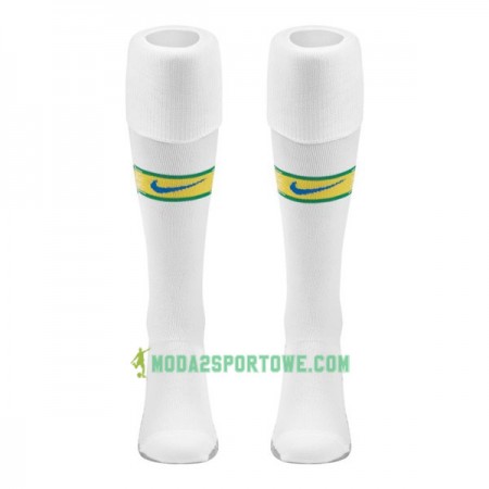 Brazylia Mistrzostwa Świata 2018 Skarpetki Domowe Biały